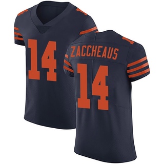 Elite Olamide Zaccheaus Men's Chicago Bears Alternate Vapor Untouchable Jersey - Navy Blue