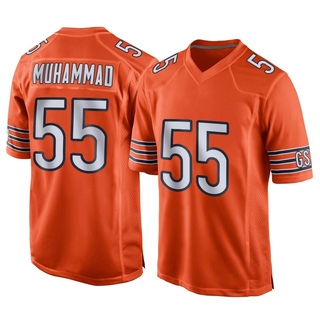 Game Al-Quadin Muhammad Men's Chicago Bears Alternate Jersey - Orange