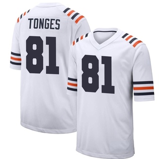 Game Jake Tonges Men's Chicago Bears Alternate Classic Jersey - White