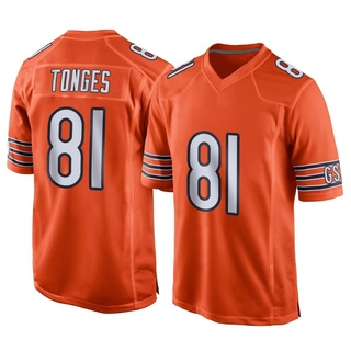 Game Jake Tonges Men's Chicago Bears Alternate Jersey - Orange
