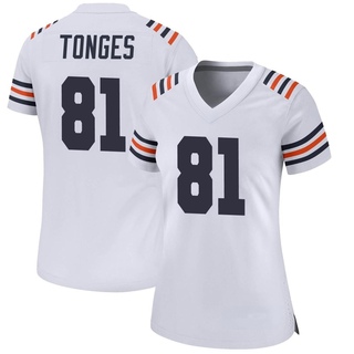 Game Jake Tonges Women's Chicago Bears Alternate Classic Jersey - White