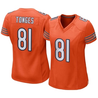 Game Jake Tonges Women's Chicago Bears Alternate Jersey - Orange