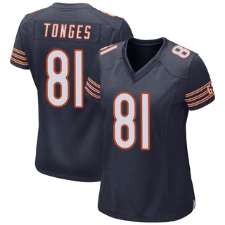 Game Jake Tonges Women's Chicago Bears Team Color Jersey - Navy