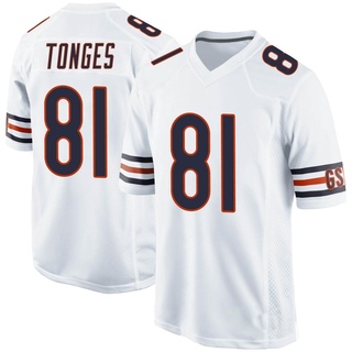 Game Jake Tonges Youth Chicago Bears Jersey - White