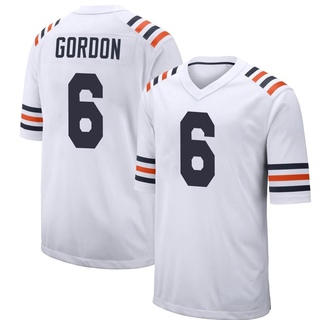 Game Kyler Gordon Men's Chicago Bears Alternate Classic Jersey - White