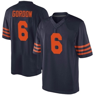 Game Kyler Gordon Men's Chicago Bears Alternate Jersey - Navy Blue