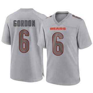 Game Kyler Gordon Men's Chicago Bears Atmosphere Fashion Jersey - Gray