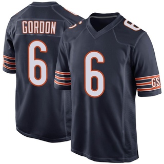 Game Kyler Gordon Men's Chicago Bears Team Color Jersey - Navy