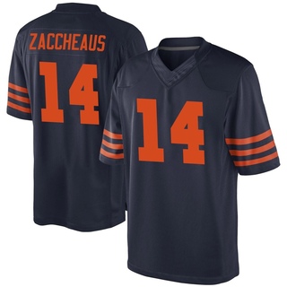 Game Olamide Zaccheaus Men's Chicago Bears Alternate Jersey - Navy Blue