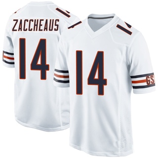 Game Olamide Zaccheaus Men's Chicago Bears Jersey - White