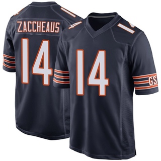 Game Olamide Zaccheaus Men's Chicago Bears Team Color Jersey - Navy