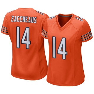 Game Olamide Zaccheaus Women's Chicago Bears Alternate Jersey - Orange