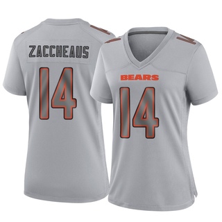 Game Olamide Zaccheaus Women's Chicago Bears Atmosphere Fashion Jersey - Gray
