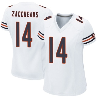 Game Olamide Zaccheaus Women's Chicago Bears Jersey - White