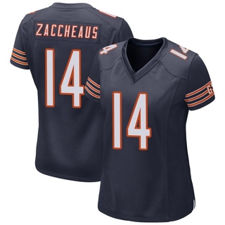Game Olamide Zaccheaus Women's Chicago Bears Team Color Jersey - Navy