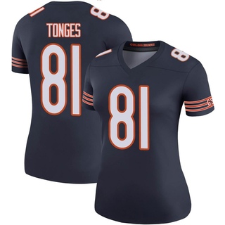 Legend Jake Tonges Women's Chicago Bears Color Rush Jersey - Navy