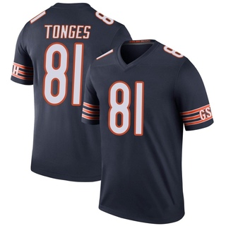 Legend Jake Tonges Youth Chicago Bears Color Rush Jersey - Navy