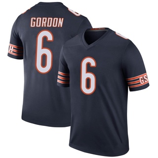 Legend Kyler Gordon Men's Chicago Bears Color Rush Jersey - Navy