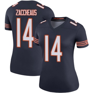 Legend Olamide Zaccheaus Women's Chicago Bears Color Rush Jersey - Navy