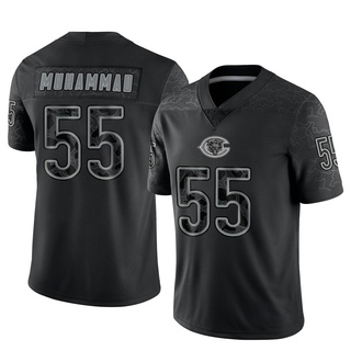 Limited Al-Quadin Muhammad Men's Chicago Bears Reflective Jersey - Black