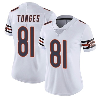 Limited Jake Tonges Women's Chicago Bears Vapor Untouchable Jersey - White