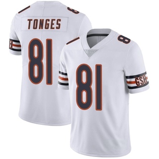 Limited Jake Tonges Youth Chicago Bears Vapor Untouchable Jersey - White