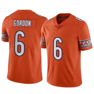 Limited Kyler Gordon Men's Chicago Bears Alternate Vapor Jersey - Orange