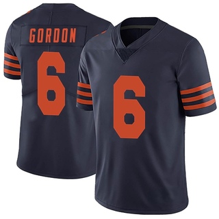 Limited Kyler Gordon Men's Chicago Bears Alternate Vapor Untouchable Jersey - Navy Blue