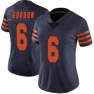 Limited Kyler Gordon Women's Chicago Bears Alternate Vapor Untouchable Jersey - Navy Blue