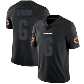 Limited Kyler Gordon Youth Chicago Bears Jersey - Black Impact
