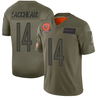 Limited Olamide Zaccheaus Men's Chicago Bears 2019 Salute to Service Jersey - Camo