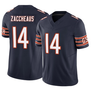Limited Olamide Zaccheaus Men's Chicago Bears Vapor F.U.S.E. Jersey - Navy