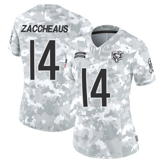 Limited Olamide Zaccheaus Women's Chicago Bears 2024 Salute to Service Jersey - Arctic Camo