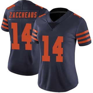 Limited Olamide Zaccheaus Women's Chicago Bears Alternate Vapor Untouchable Jersey - Navy Blue