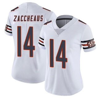 Limited Olamide Zaccheaus Women's Chicago Bears Vapor Untouchable Jersey - White