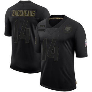 Limited Olamide Zaccheaus Youth Chicago Bears 2020 Salute To Service Jersey - Black