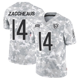 Limited Olamide Zaccheaus Youth Chicago Bears 2024 Salute to Service Jersey - Arctic Camo