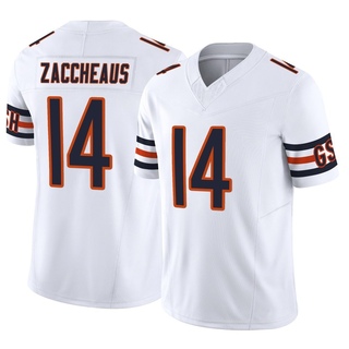 Limited Olamide Zaccheaus Youth Chicago Bears Vapor F.U.S.E. Jersey - White